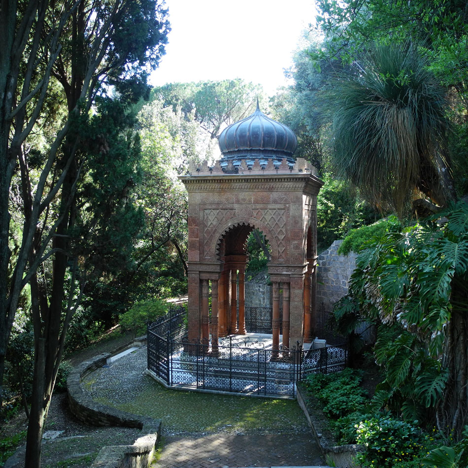 Hanbury Gardens, the tomb of Sir Thomas Hanbury and his wife Katherine Pease