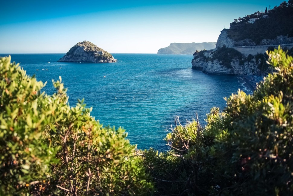 Bergeggi island is a great location to scuba dive in liguria